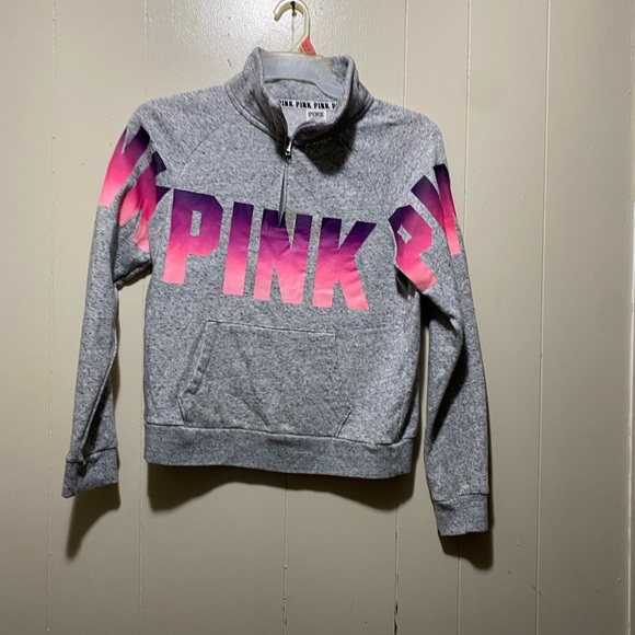 Pink Victoria’s Secret fleece jacket size M - Picture 11 of 16
